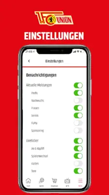 1. FC Union Berlin android App screenshot 3